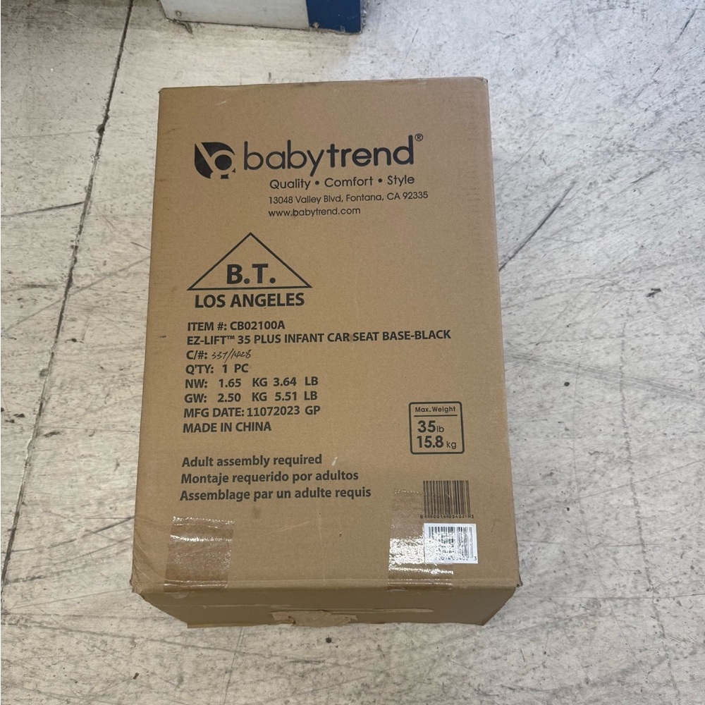 Baby Trend Infant Car Seat Base in Black